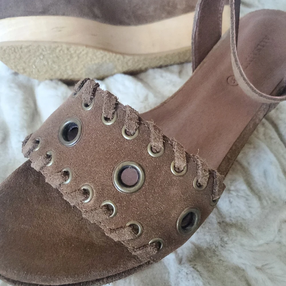 All Saints Yuki Suede Flatforms